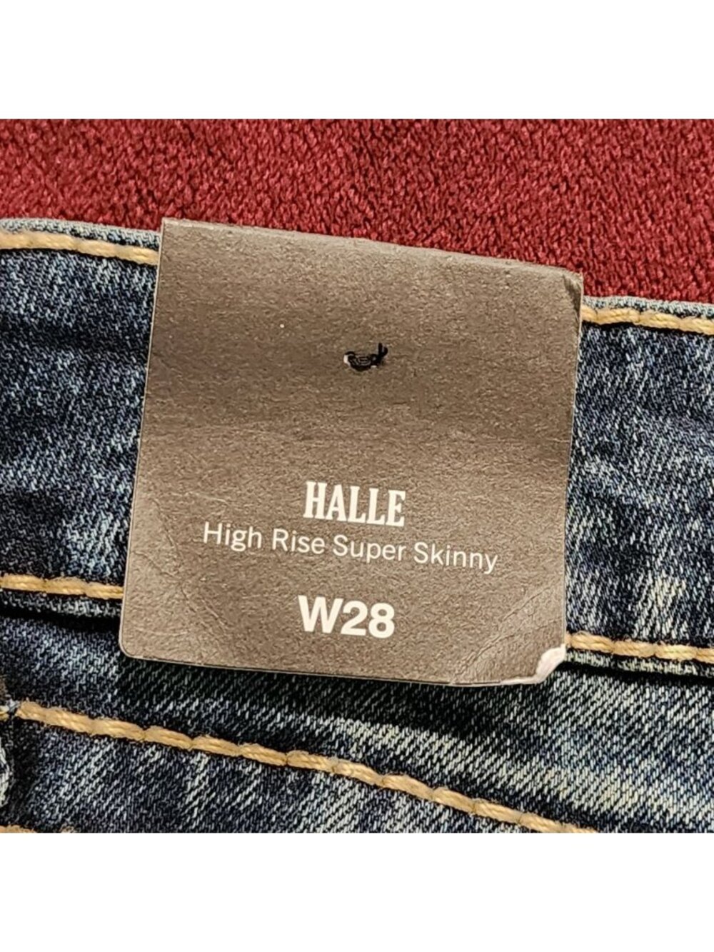 True Religion Women's Denim Jeans High Rise Super Skinny Blue Size 28 NWT - Picture 14 of 16